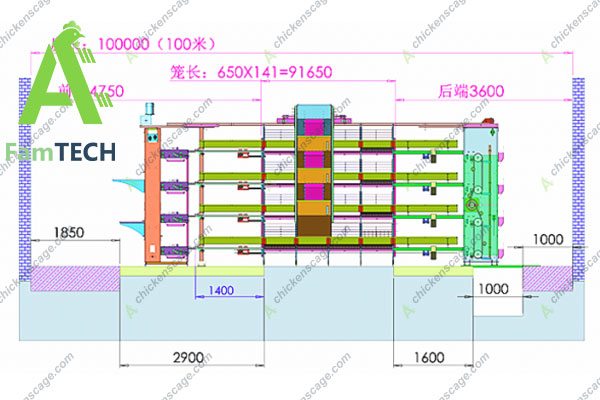 40000 layer farm layout