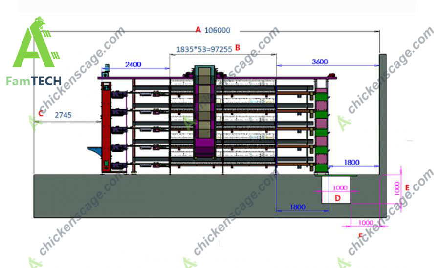 50000 layer farm layout