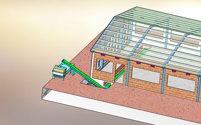 advantages of battery cage automatic manure removal system