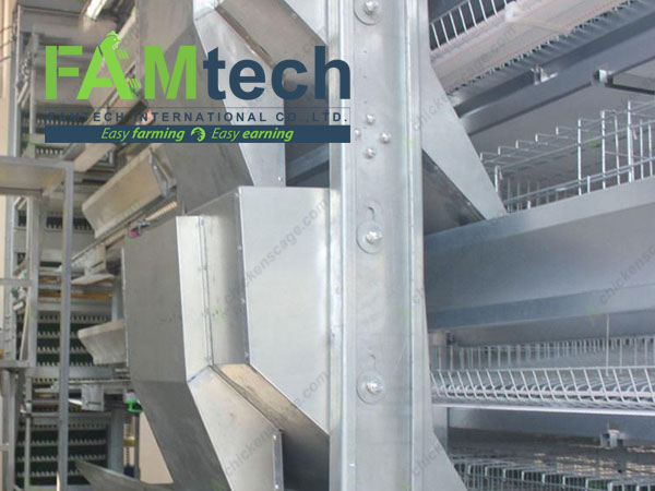 automatic feeding system for h type cage