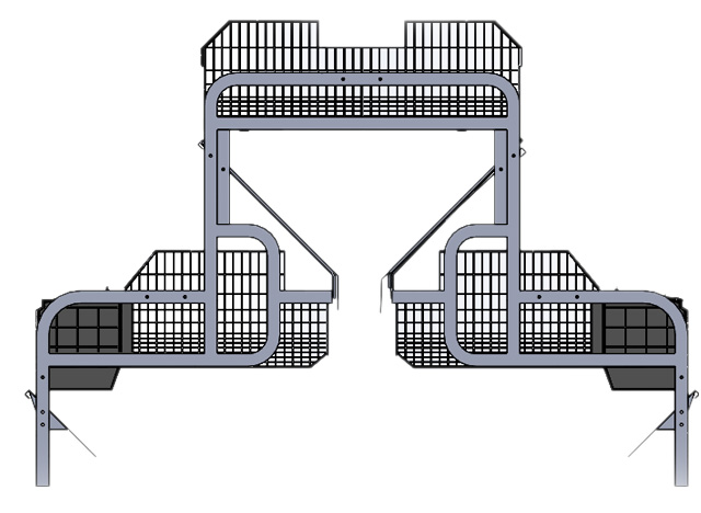 rabbit breeding cage drawing 2