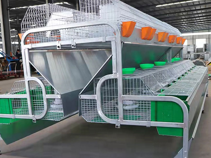 Meat rabbit cages outlet for sale