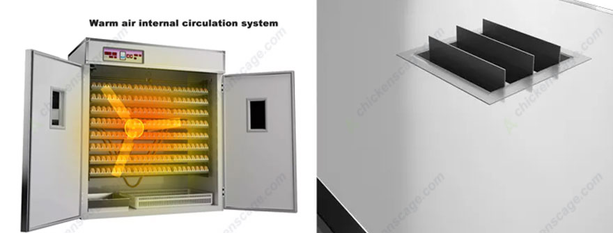 automatic ventilation and unique air conduct system
